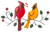Metall Vogel Wanddekoration bunt 1 Stück für Innen und Außen Anteprima dell’immagine prodotto