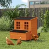 PawHut kippenhok van dennenhout, kippenhuis met nestkasten Productafbeelding-voorbeeld 2