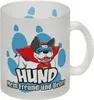 Glas Tasse mit Superhelden - Dogge - Hund mein Freund und Produktbild-Vorschau 1