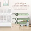 iGlobal 2-in-1 Baby Gitterbett Babybett Kinderbett mit Produktbild-Vorschau 3