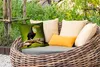 MuchoWow® Outdoor Kissen - Vogel - Tukan - Regenbogen - Produktbild-Vorschau 3