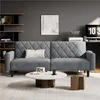Yaheetech 2 Sitzer Sofa Couch mit Schlaffunktion, 159cm Produktbild-Vorschau 8