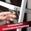 siwitec Klapptritt aus Stahl, 2 Stufen, Weiß, Trittleiter, Produktbild-Vorschau 5