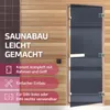 Suleno Saunatür mit Zarge 70 x 190 cm robuste Konstruktion Produktbild-Vorschau 4