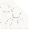 Schlüter SES2D6MBW-E-S2 Ablage Curve 75x195x195x75mm Anteprima dell’immagine prodotto 1