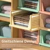 Yorbay Schubladenbox, 3er Set, Stapelbare Kleiderschrank Produktbild-Vorschau 5