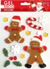 Gel-Sticker Weihnachten für Fenster - Lebkuchenmänner Produktbild-Vorschau 1