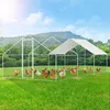 Kurnik Izrielar 3x8x2 m z dachem, ocynkowana metalowa Podgląd zdjęcia produktu 13