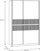 Forte OAK SQUERE Schrank 90 100, eleganter Kleiderschrank Produktbild-Vorschau 6