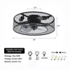 Deckenventilator mit Lichtern 18-Zoll Unterputz Produktbild-Vorschau 9