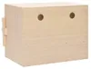 vidaXL Legenest für Hühner 2 Fächer 63x40x45 cm Massivholz Produktbild-Vorschau 6