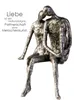 Gilde Skulptur, Paar, "Couple", Kunstharz, silberfarben, VE Anteprima dell’immagine prodotto 5