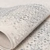 Moderner Designer Teppich | glänzend | in blau-weiß Größe - Produktbild-Vorschau 4