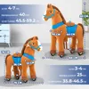 PonyCycle Modello E Cavallo da Equitazione su Ruote Cavallo Anteprima dell’immagine prodotto 6