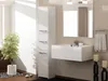 Mobile bagno stretto MARGO - bianco opaco Anteprima dell’immagine prodotto 4
