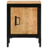 Nachttisch 40x30x52,5 cm Raues Massivholz Mango Produktbild-Vorschau 3