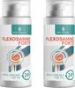 Two bottles of Flexosamine Forte skin cream are shown side-by-side against a white background. Náhľad obrázku produktu