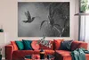MuchoWow® Poster Kolibri im Regen in der Natur von Costa Produktbild-Vorschau 2