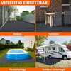 Rasenteppich 200 x 600 cm Schwarz Kunstrasen-Teppich mit Produktbild-Vorschau 7