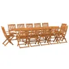Möbel 13-tlg. Garten-Essgruppe 280x90x75 cm Massivholz Produktbild-Vorschau 2