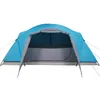 vidaXL Tenda familiare con ventilazione 8 persone Blu Anteprima dell’immagine prodotto 4