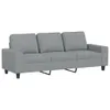 vidaXL 3-Sitzer-Sofa Hellgrau 180 cm Stoff Produktbild-Vorschau 1
