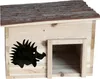 Igelhaus Holz – 32 x 26 x 21 cm – Unbehandelt – Mit Produktbild-Vorschau 1