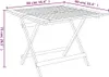 vidaXL Set da pranzo da giardino 5 pezzi in legno massiccio Anteprima dell’immagine prodotto 7