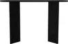 Konsole TOPANIA Schwarz 120x35x74 cm Melaminbeschichtet Produktbild-Vorschau 1