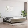 vidaXL Łóżko z materacem sprężynowym taupe 160x200 cm - Podgląd zdjęcia produktu 1