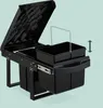 Poubelle encastrable Relaxdays, 3 compartiments, 15 l et 2 Voir les images du produit 2