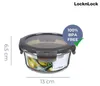 LocknLock  oven glass 380ml Ø 130 x 65 mm, Deckelfarbe grau Vista previa de la imagen del producto 2