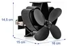 Ventilador para chimenea Relaxdays, para el conducto de la Vista previa de la imagen del producto 4