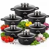 Set Of 6 Marble Pans 16 / 20 / 22 / 24 / 28Cm Zilner Voir les images du produit 12