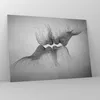 Bilder auf glas - Einteilig - Kuss Liebe Paar - 70x50cm - Produktbild-Vorschau 4