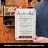 Retro Blechschild, schöne Sprüche Schild, Familienregeln Produktbild-Vorschau 2