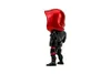 A side view of a small, stylized figurine with a red hood and black body. Produktbild-Vorschau