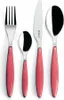 GUZZINI Feeling Set de couverts 24 pièces rouge transparent Voir les images du produit 1
