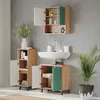 Mobiletto bagno Vicco Agasta Verde menta 30 x 87.2 cm, Anteprima dell’immagine prodotto 5