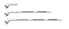 Three electric cleaning brushes with telescopic handles of varying lengths, displayed against a white background. Voir les images du produit