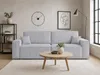 VENASI Schlafsofa mit Schlaffunktion Hugo, Grau Cordstoff Produktbild-Vorschau 2