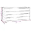 Zahradní vyvýšený záhon rezavý 100 x 40 x 45 cm cortenová Náhled obrázku produktu 8