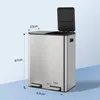 Mülleimer Küche 30/60L (2x15/30L), Doppel-Mülleimer mit 2 Produktbild-Vorschau 5