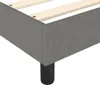 Cadre de lit sans matelas gris foncé 100x200 cm Tissu Voir les images du produit 6