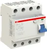A close-up studio shot of an ABB FI-Schutzschalter (Residual Current Device). Produktbild-Vorschau