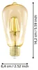 EGLO 110067, 4 W, 28 W, E27, 300 lm, Warmweiß Produktbild-Vorschau 4