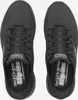 A top-down view of a pair of black Skechers Slip-Ins Go Walk sneakers. Produktbild-Vorschau