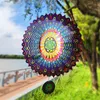INF 3D rotující mandala větrná zvonkohra - modrofialová Náhled obrázku produktu 4