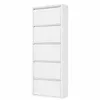 Alveon Schuhkipper Metall 5 Klappen schmal 51 x 15 x 170 cm Produktbild-Vorschau 1