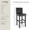 tectake® Barhocker Sitzhöhe 76 cm Produktbild-Vorschau 7
